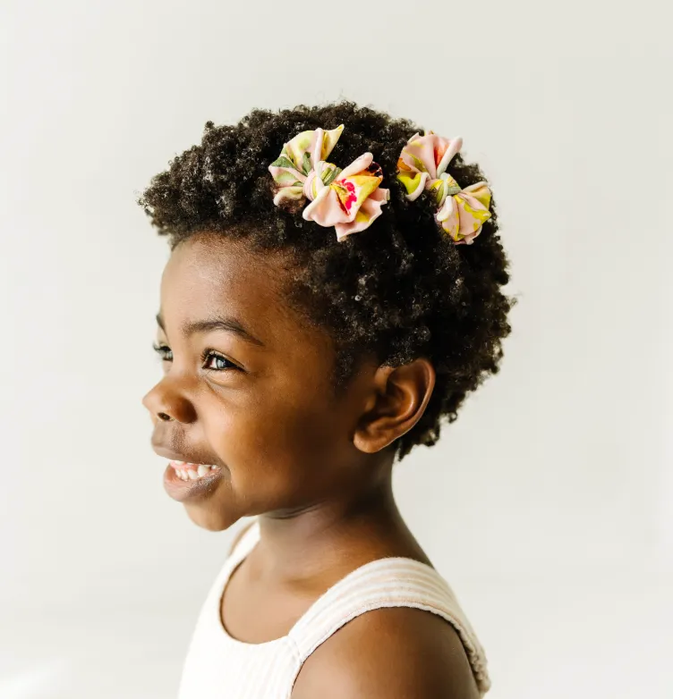 2PK PRINTED BABY FAB CLIPS: georgia