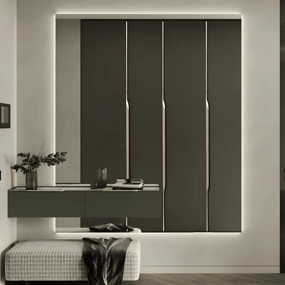 ALEYNA / Long Invisible Cabinet Edge Pull Handle
