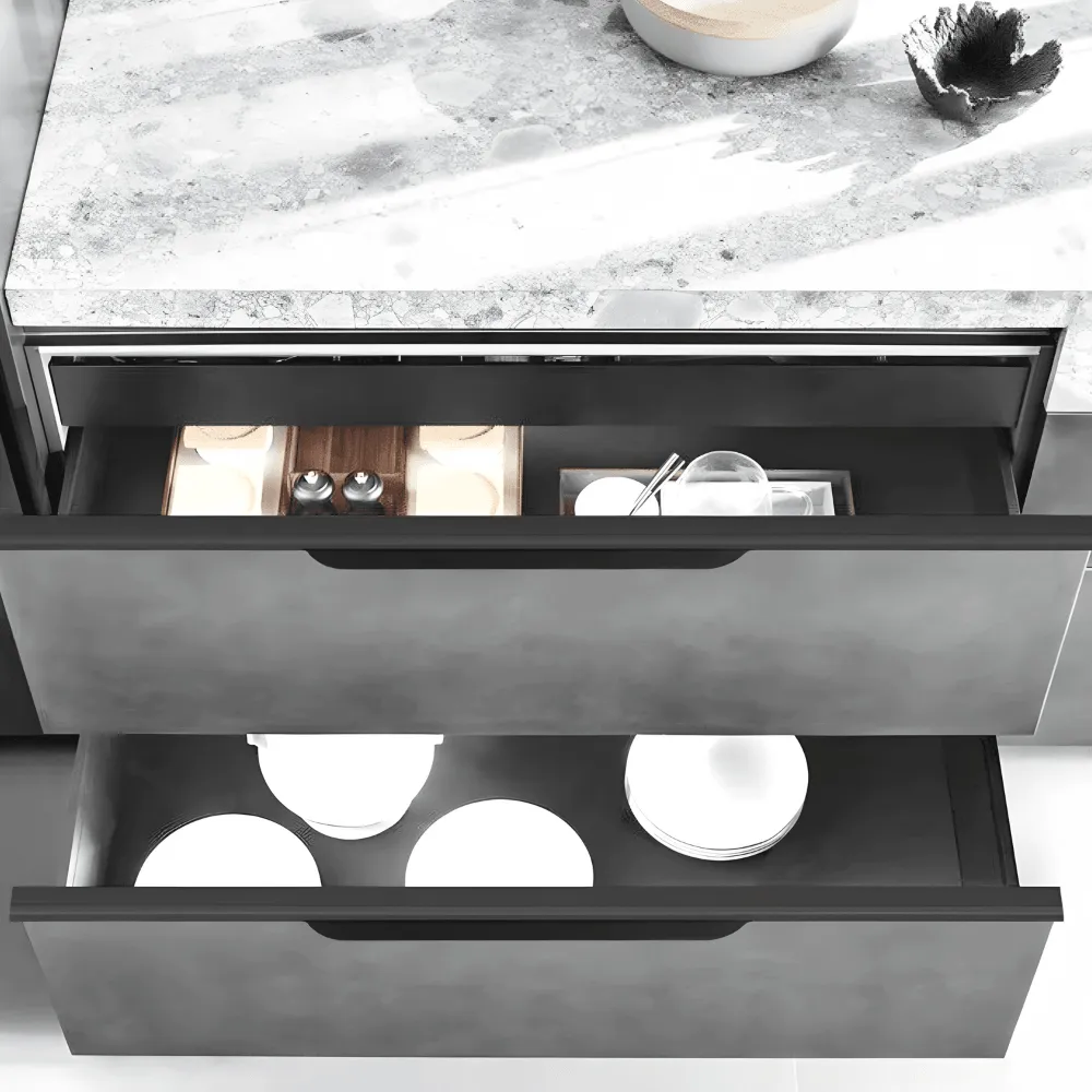 ALEYNA / Long Invisible Cabinet Edge Pull Handle