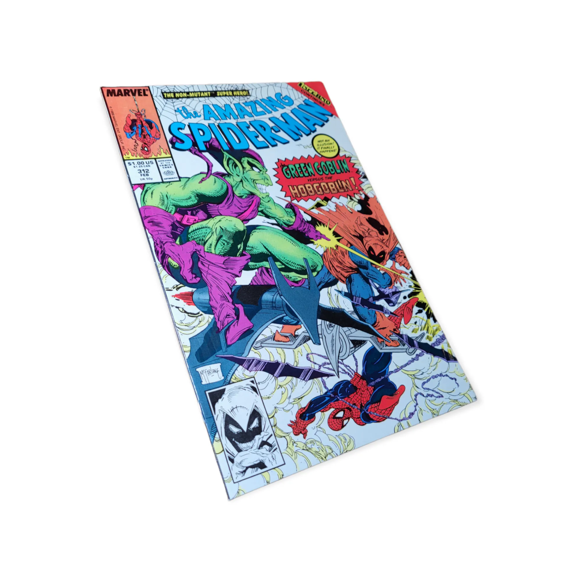 Amazing Spider-Man #312 Todd McFarlane Green Goblin VS Hobgoblin (1989)