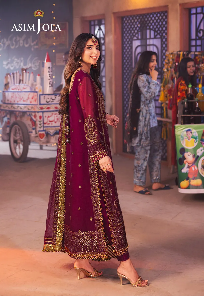 Asim Jofa Chamkeeli Festive Formals – AJKK-18 Embroidered Chiffon