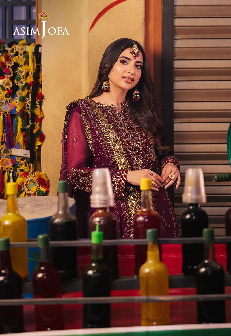 Asim Jofa Chamkeeli Festive Formals – AJKK-18 Embroidered Chiffon