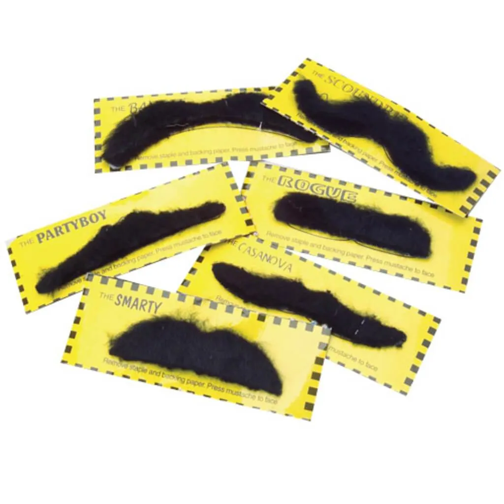 Assorted Fake Moustaches