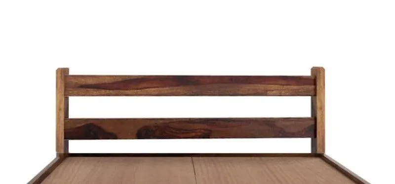 Awana King Size Bed Sheesham Wood (Honey Finish)