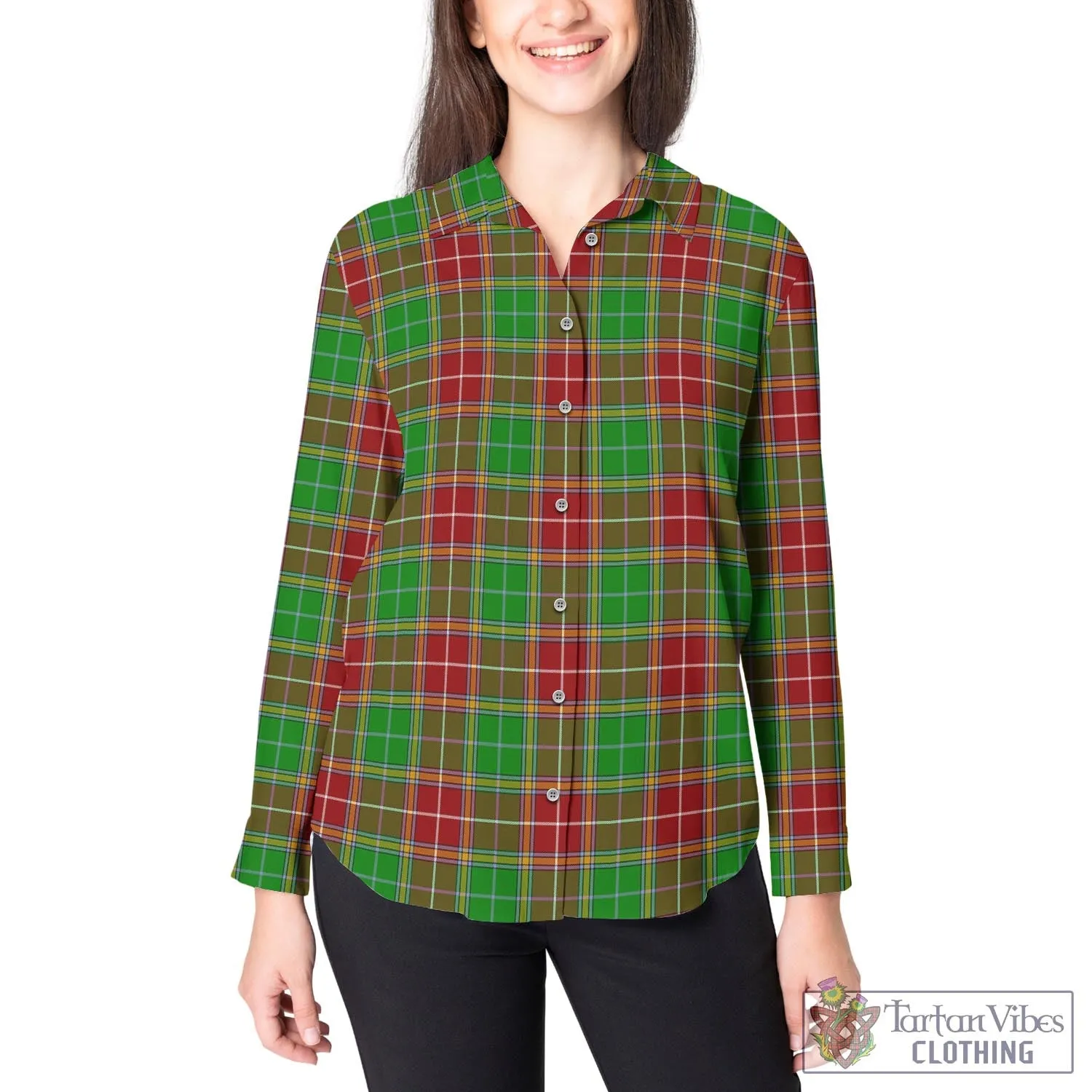 Baxter Modern Tartan Women's Casual Shirt
