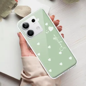 Be Loved Customize Transparent Silicon Case Mint Green For Redmi/Xiaomi