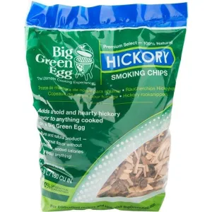 Big Green Egg Hickory Wood Smoking Chips - 2.9L