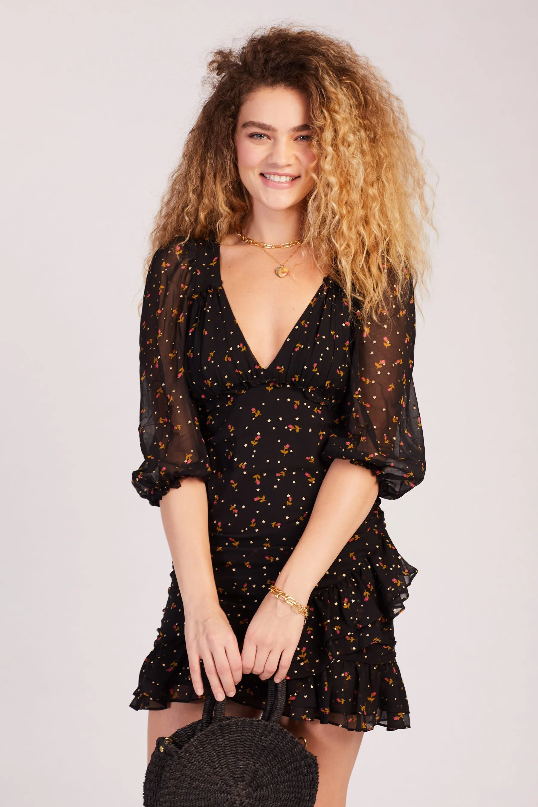 Black Juliana Mini Dress