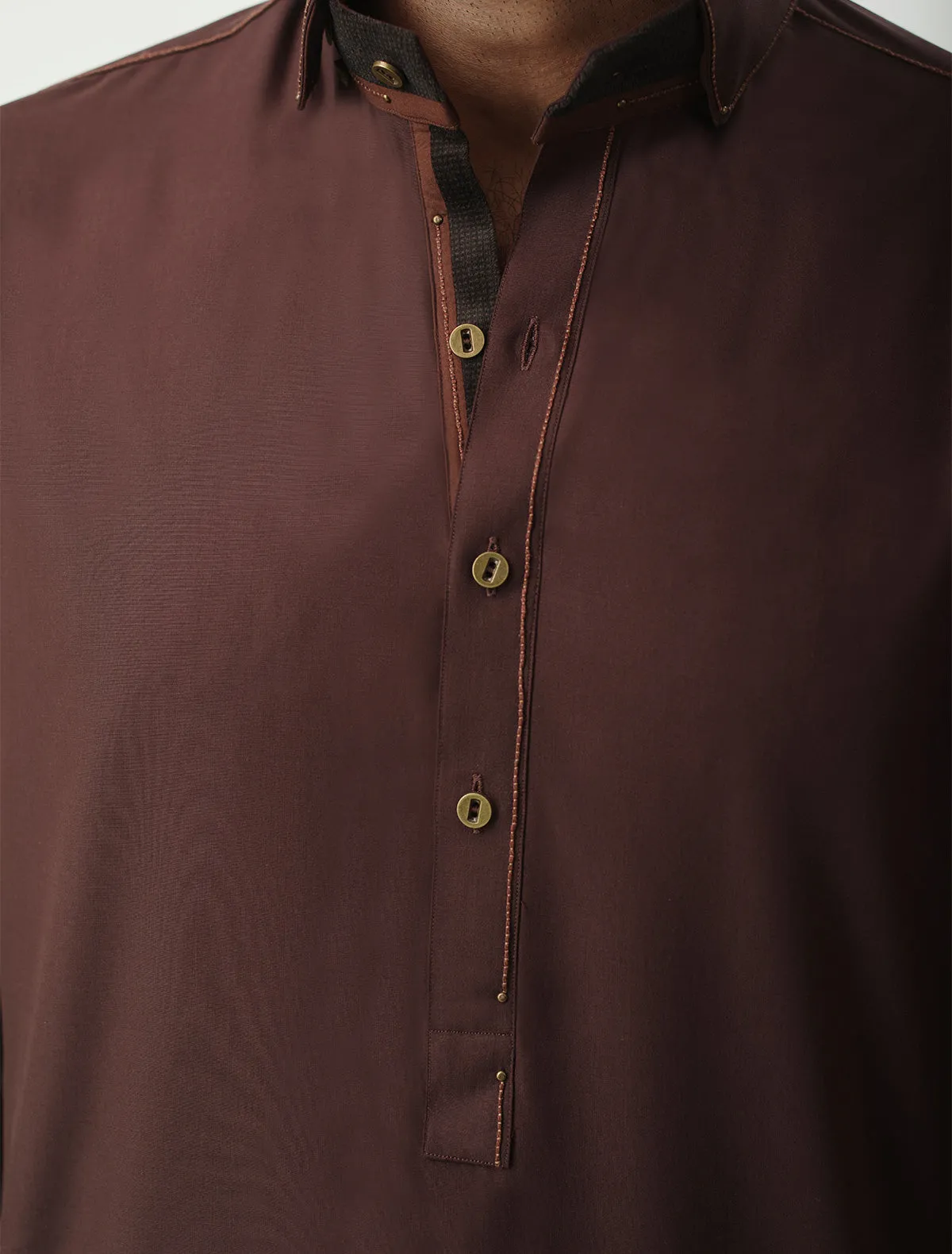 BROWN - REVIT DETAILED KAMEEZ SHALWAR