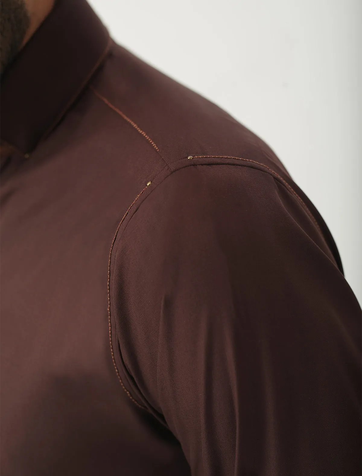 BROWN - REVIT DETAILED KAMEEZ SHALWAR