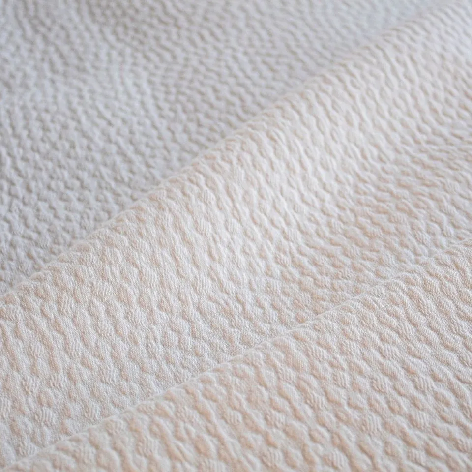 Bubble White Matelassé Coverlet Set by Ann Gish