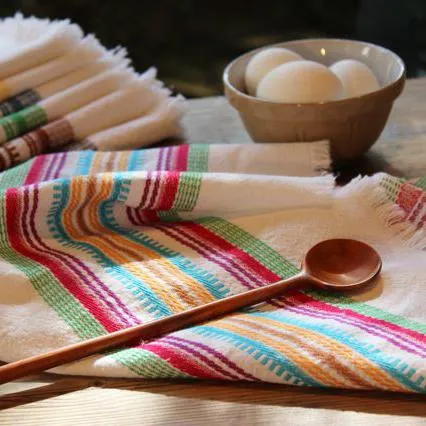 Cotton Kitchen Towel - Multicolor Stripe