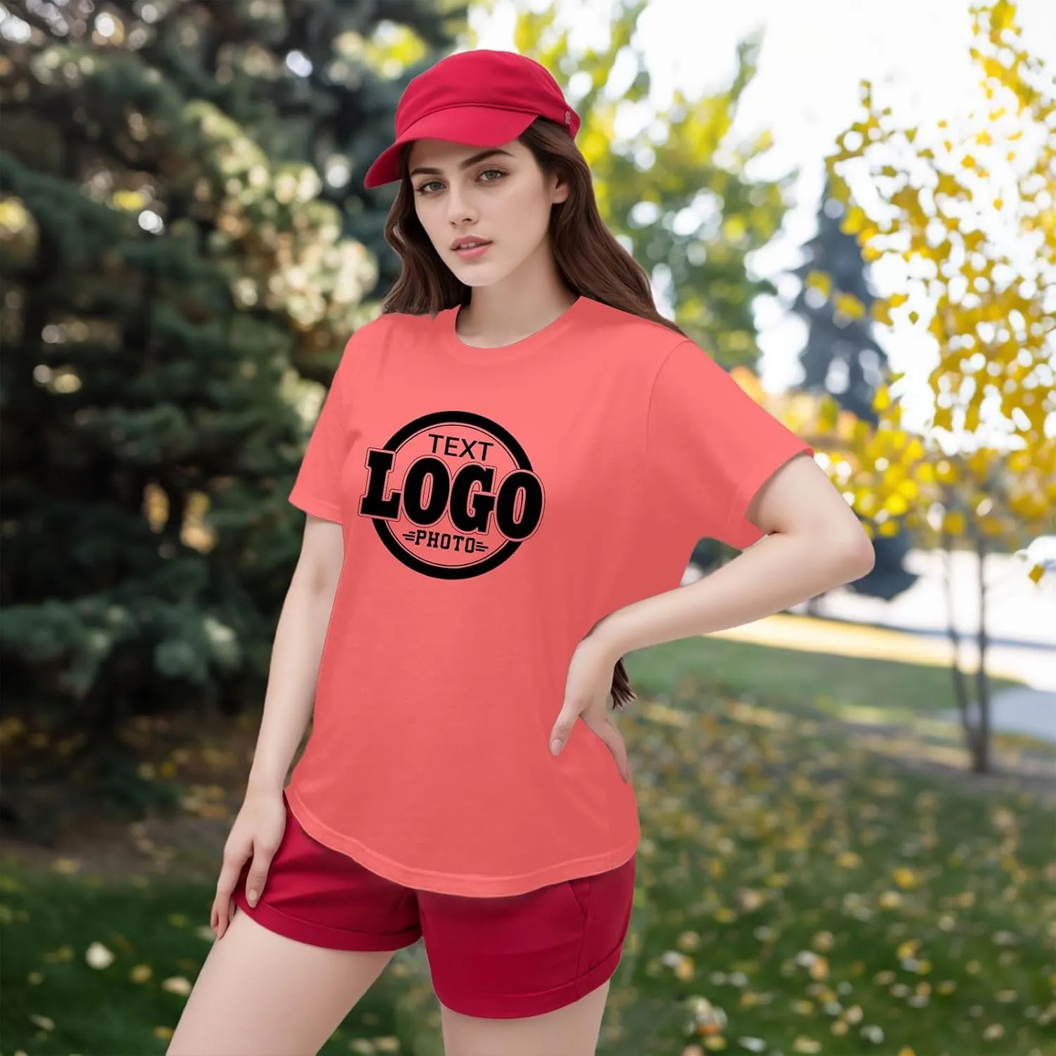 Custom T Shirts for Women Men with Your Logo Text Photo Personalized T Shirts Custom Shirt Design Your Own Custom Tee Shirt