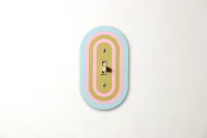 Dreamy Pastels Rainbow Switch Plate