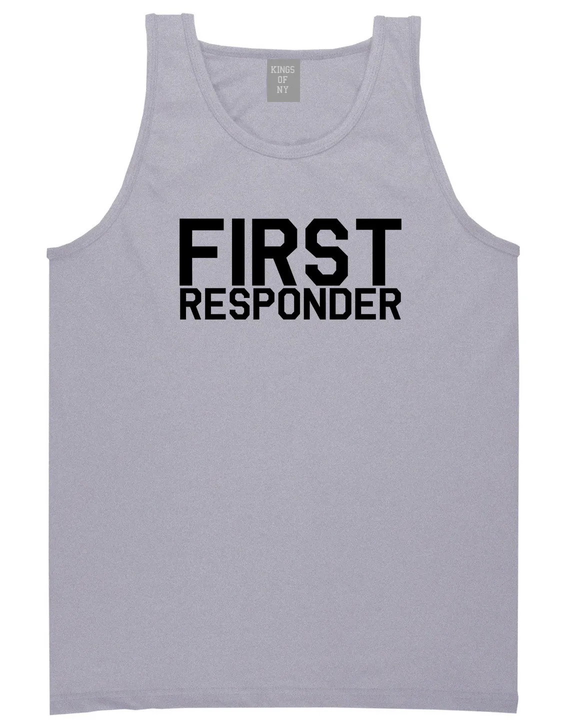 First Responder Firefighter Mens Tank Top Shirt