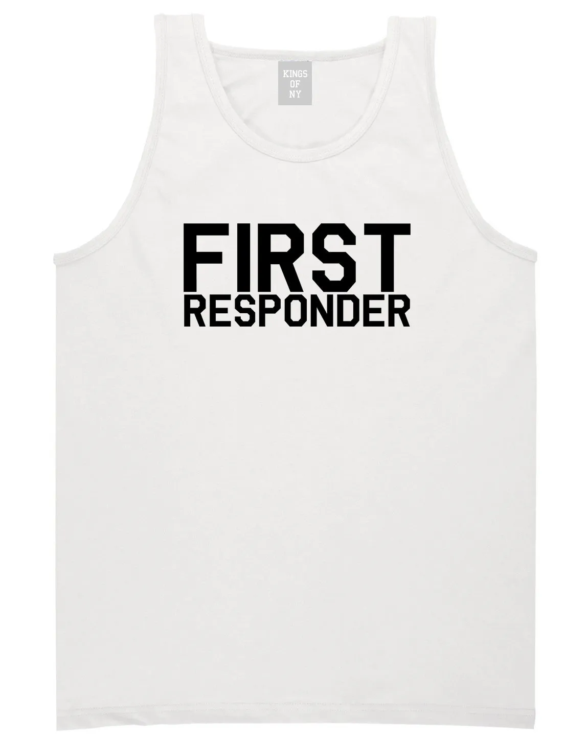 First Responder Firefighter Mens Tank Top Shirt