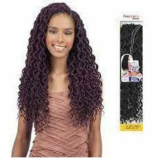 FreeTress: 2X Soft Curly Faux Loc 18" Crochet Braids
