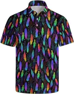 Golf Shirts for Men Short Sleeve Polo Shirt Performance Moisture Wicking Dry Fit Golf Polo Shirts