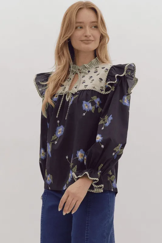 Gracie Flutter Sleeve Top