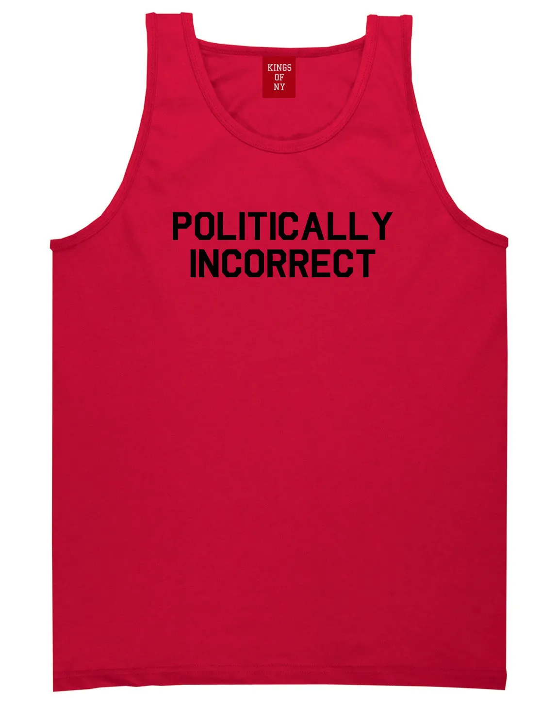 I Am Politically Incorrect American Mens Tank Top Shirt