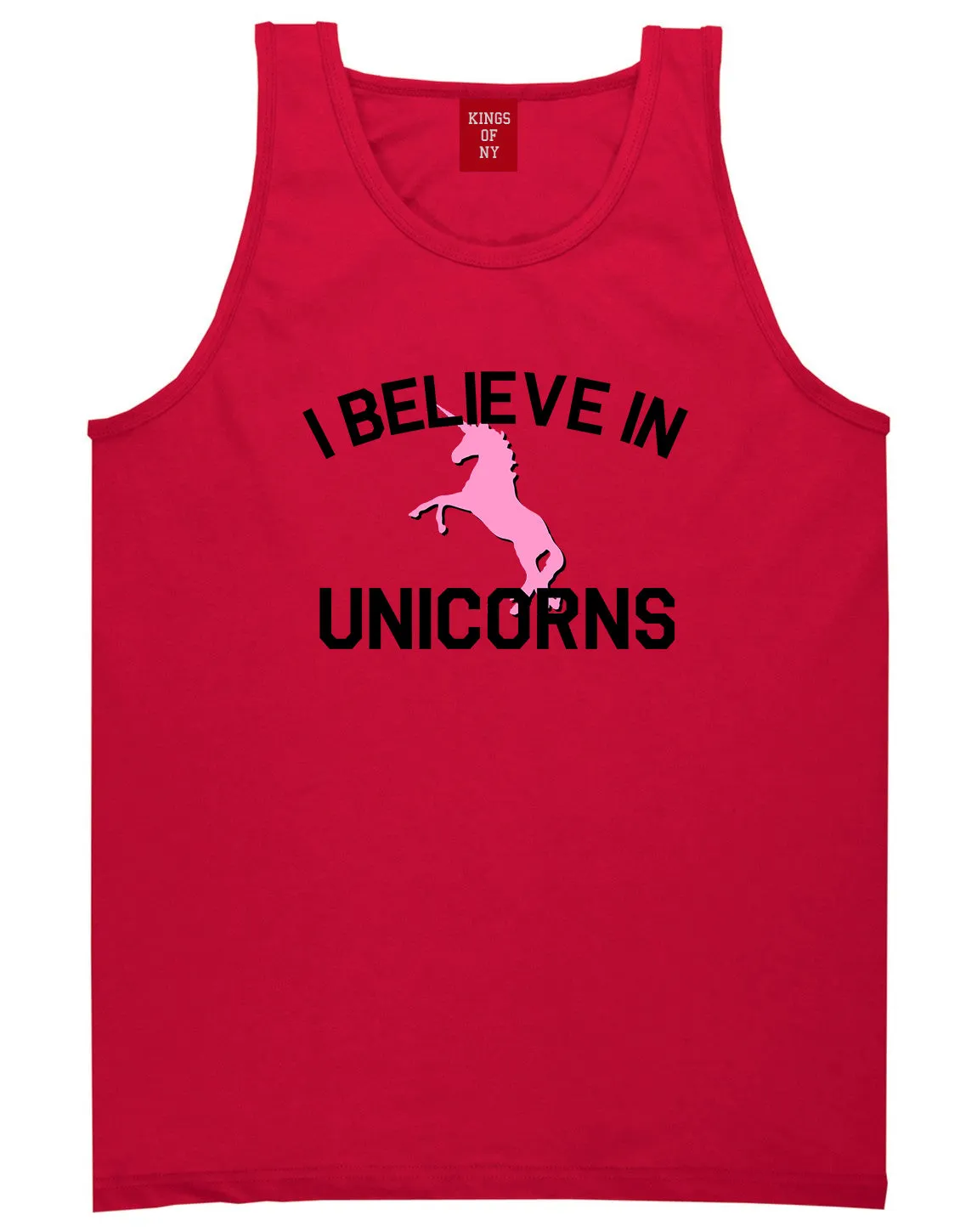 I Believe In Unicorns Mens Tank Top Shirt