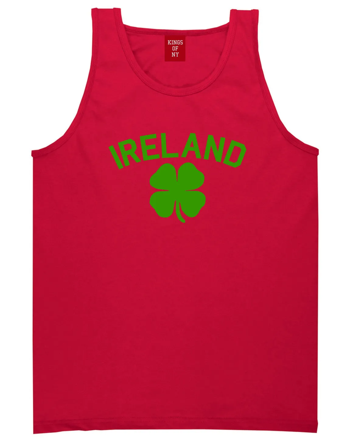 Ireland Shamrock St Paddys Day Mens Tank Top Shirt