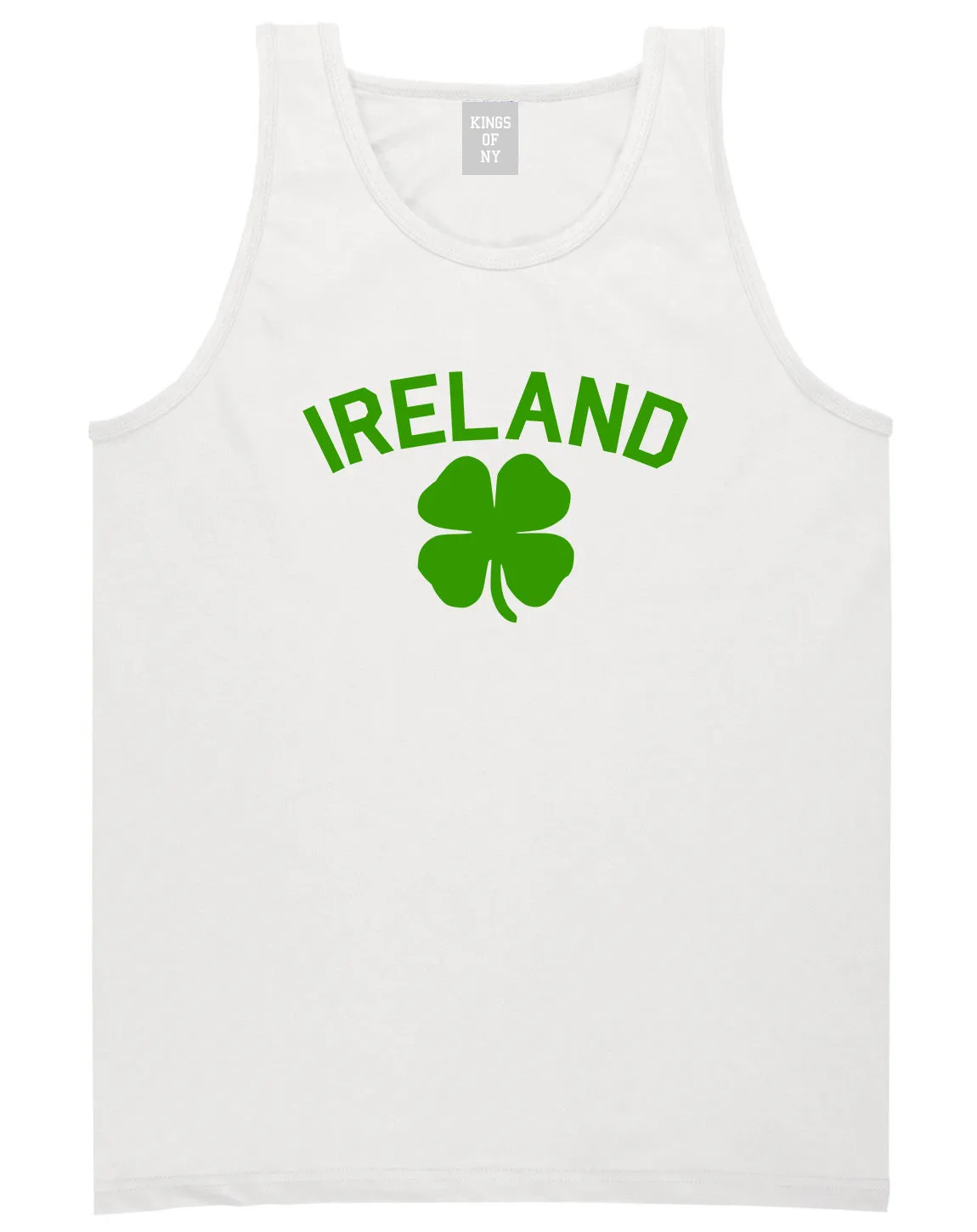 Ireland Shamrock St Paddys Day Mens Tank Top Shirt