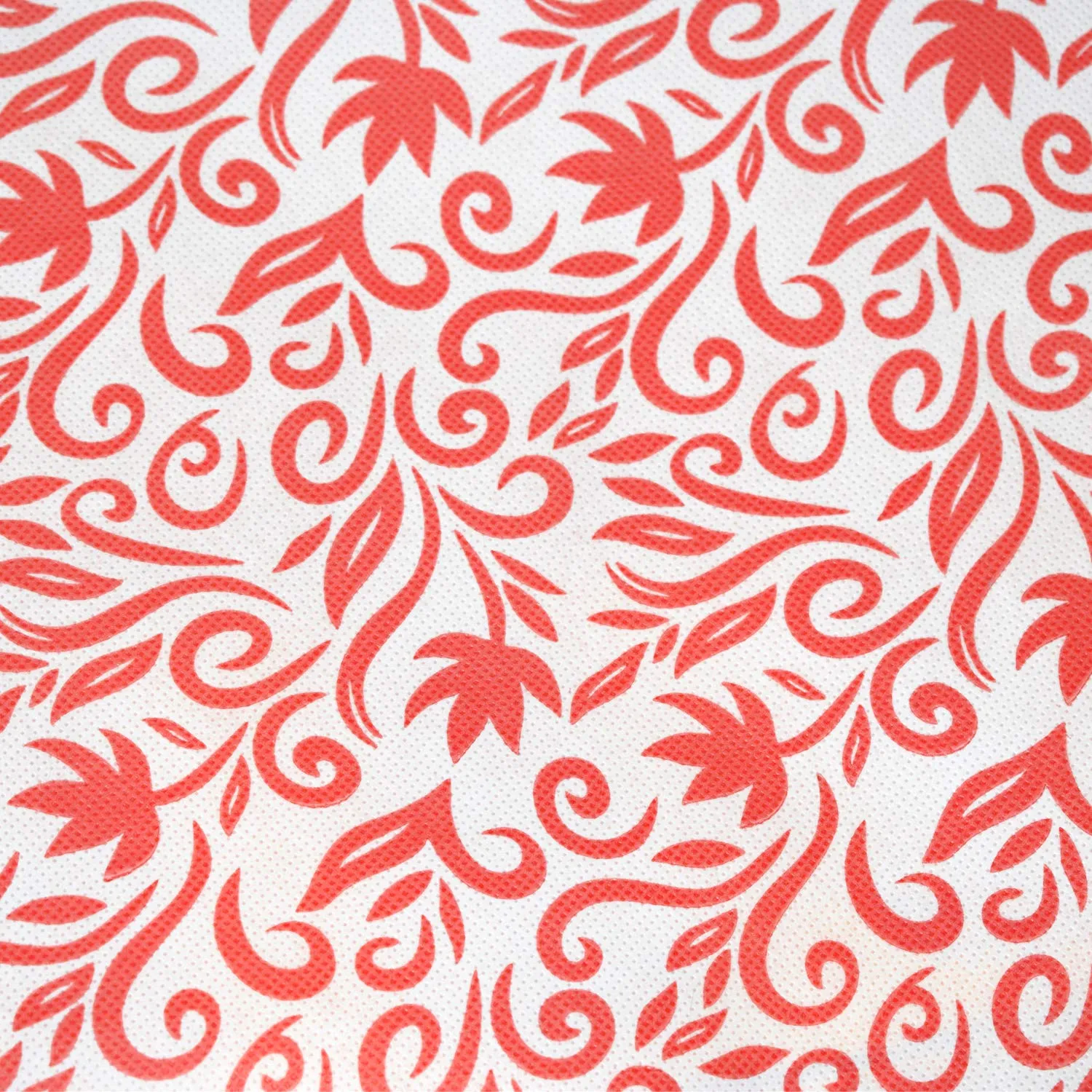 Kuber Industries Floral Design 4 Piece Non Woven Saree Cover, Red