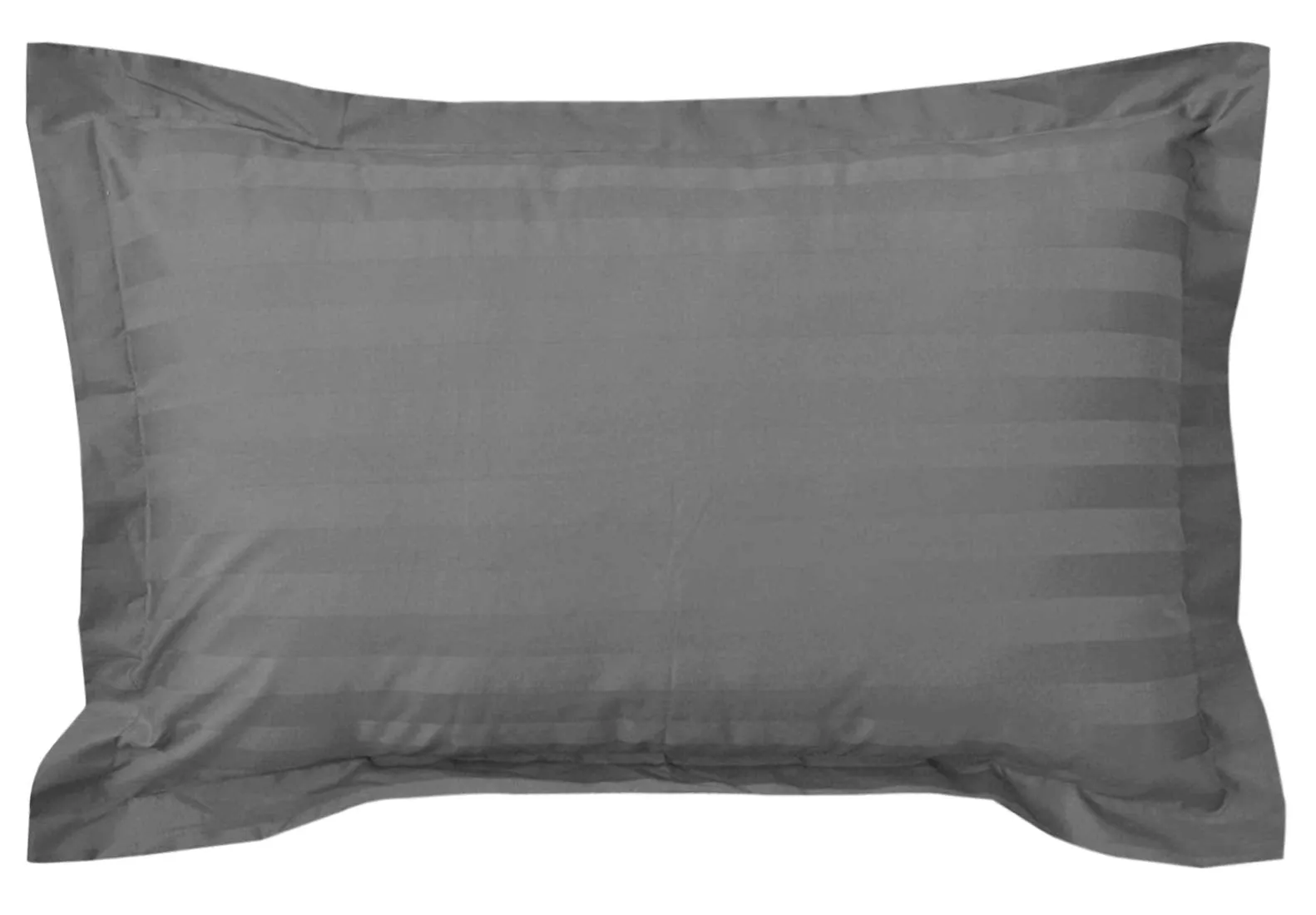 Kuber Industries Lining Design Breathable & Soft Cotton Pillow Cover/Protector/Case- 18x28 Inch, Set of 2 (Grey)-HS43KUBMART26755,Standard