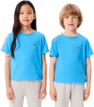 Lacoste Little Kid Plain Cotton Jersey T-Shirt