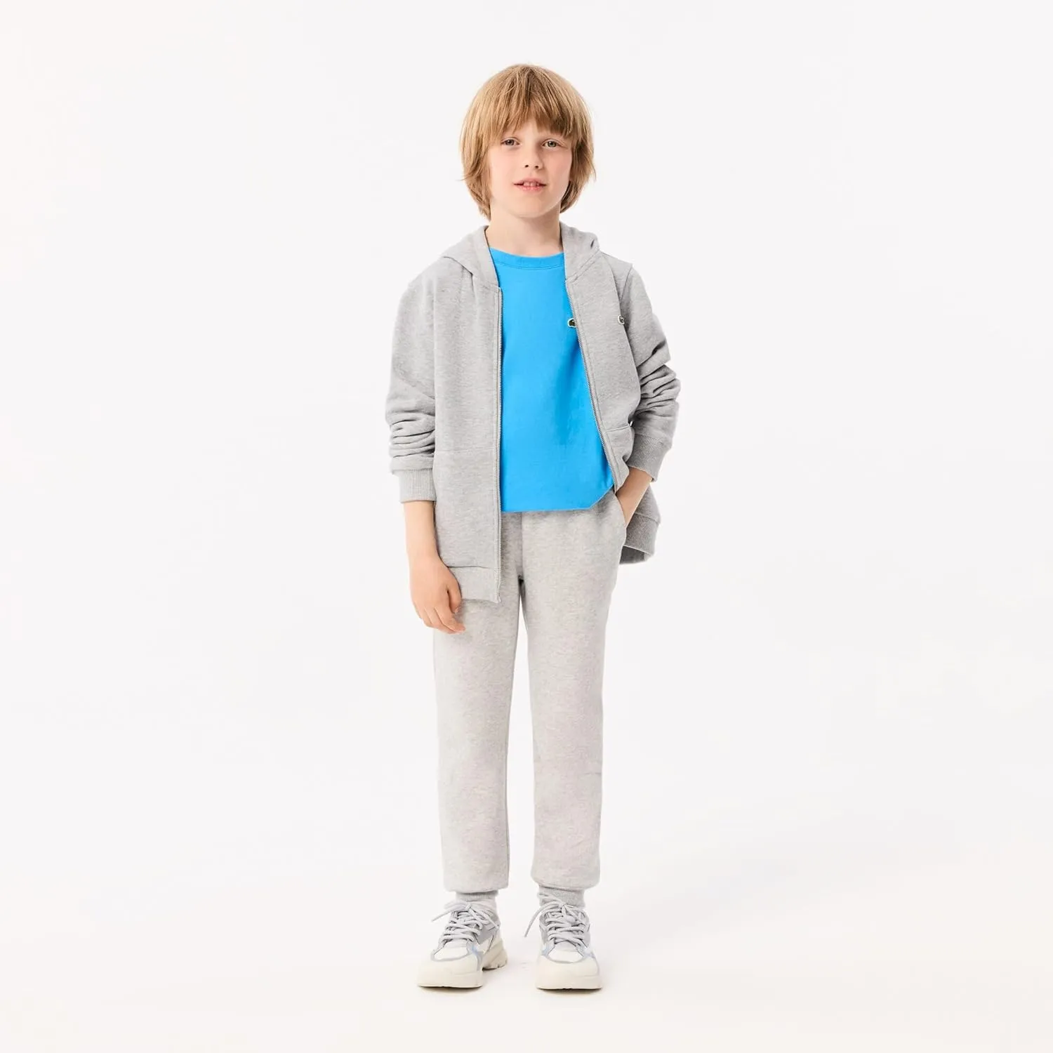 Lacoste Little Kid Plain Cotton Jersey T-Shirt