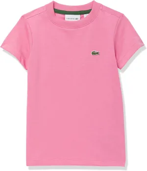 Lacoste Little Kid Plain Cotton Jersey T-Shirt
