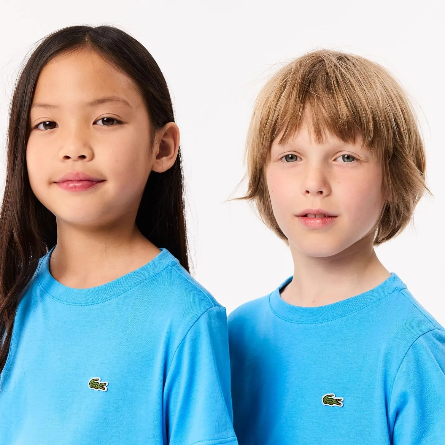 Lacoste Little Kid Plain Cotton Jersey T-Shirt