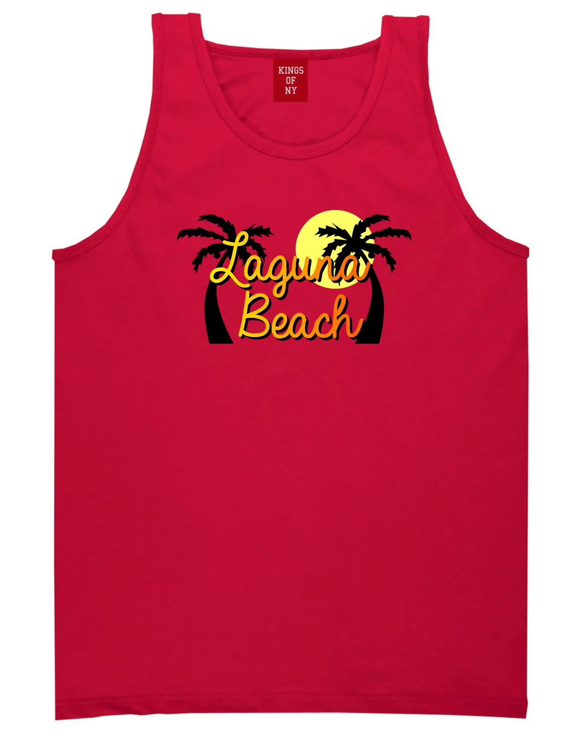 Laguna Beach California Mens Tank Top Shirt