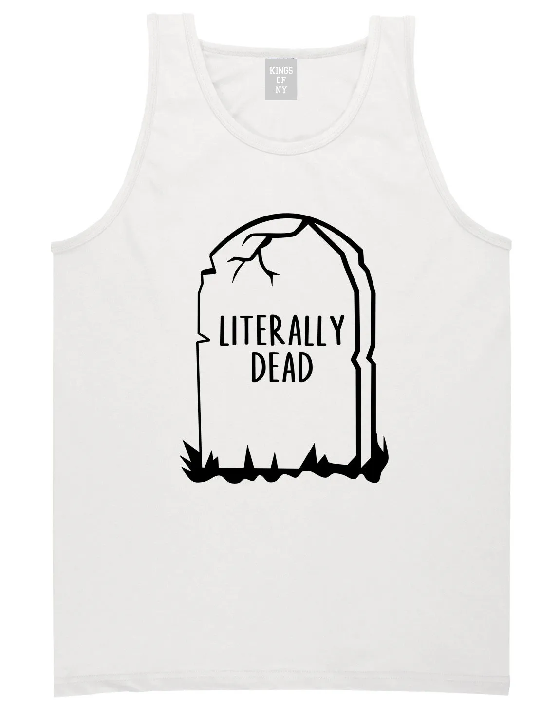 Literally Dead Halloween Mens Tank Top Shirt
