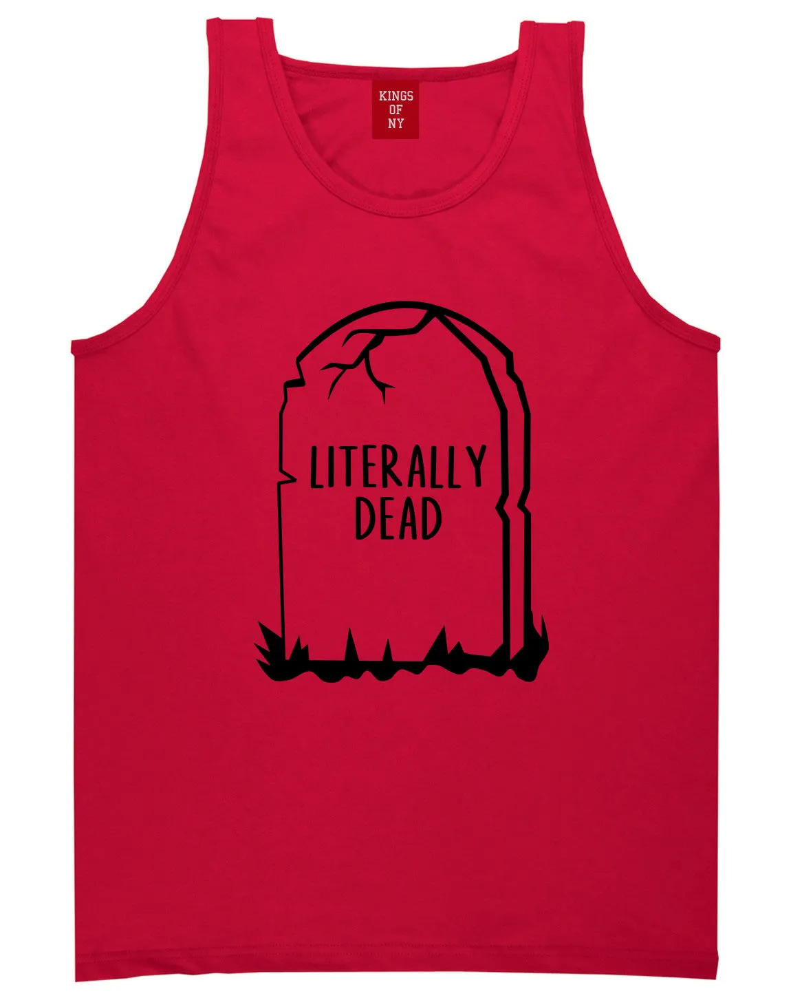 Literally Dead Halloween Mens Tank Top Shirt