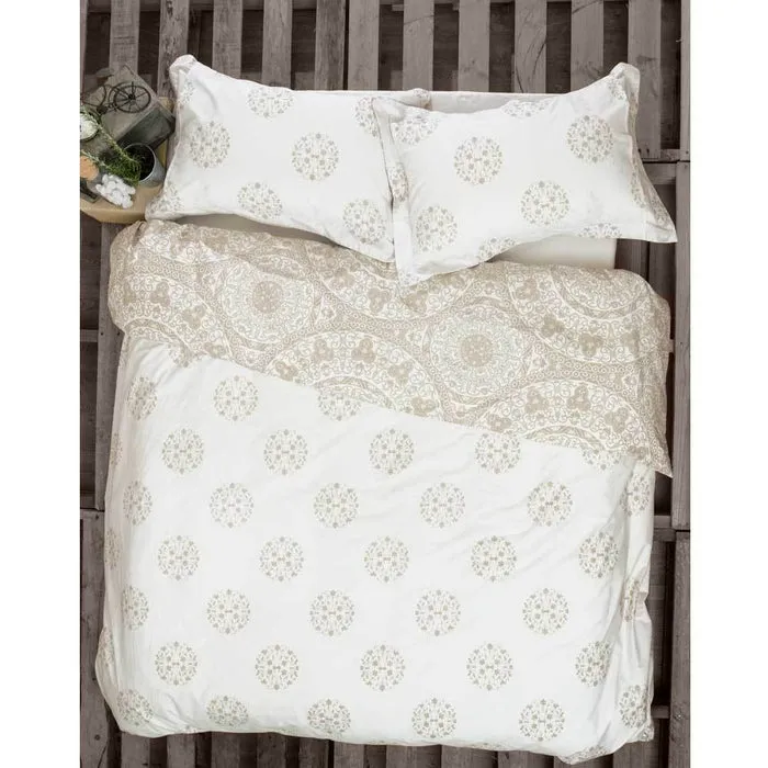 Marella Stone Quilt Cover Set by Ardor