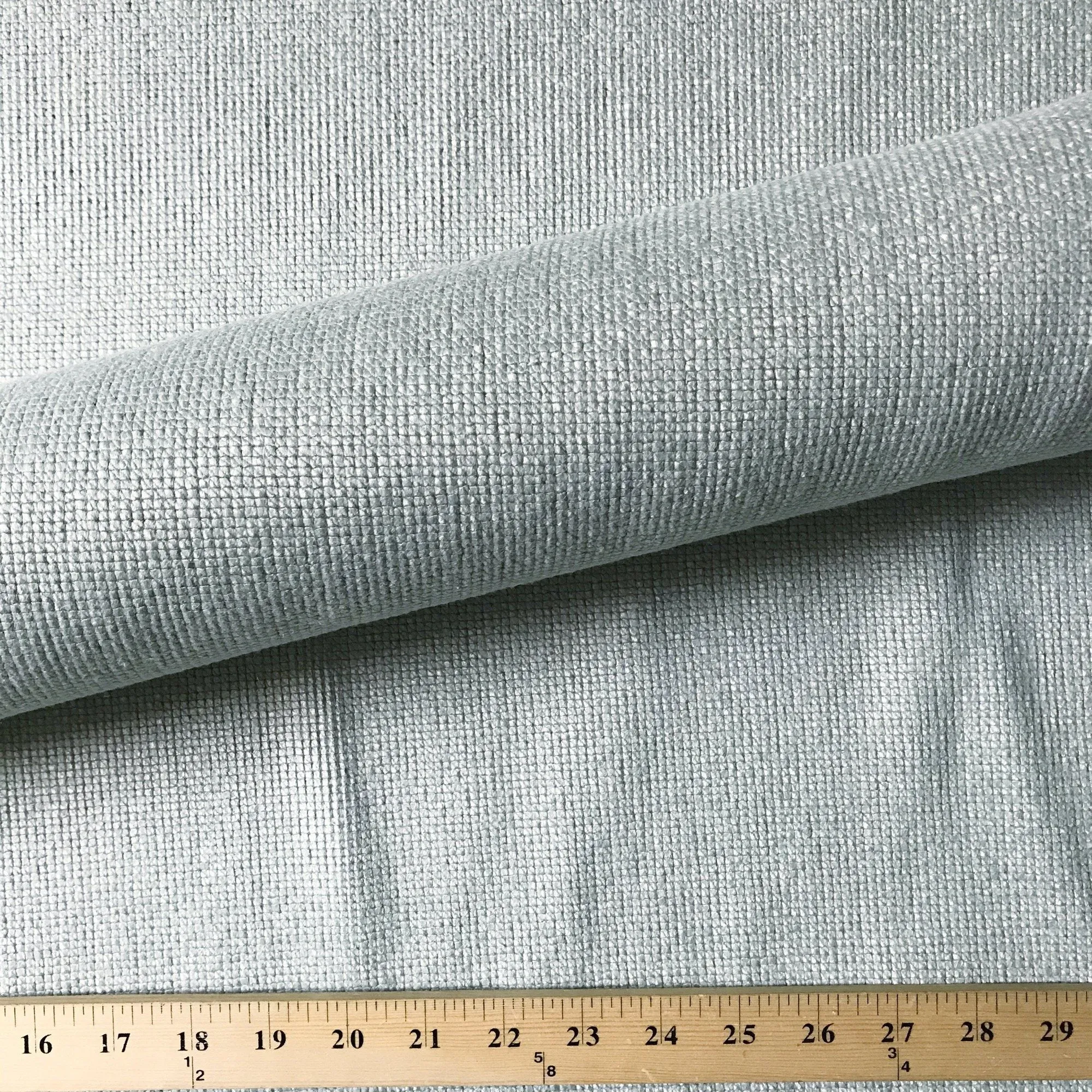 Mint Green Beach Textured Woven Upholstery Fabric 54"