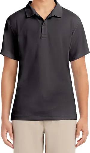 Nautica Young Men's Uniform Short Sleeve Performance Polo
