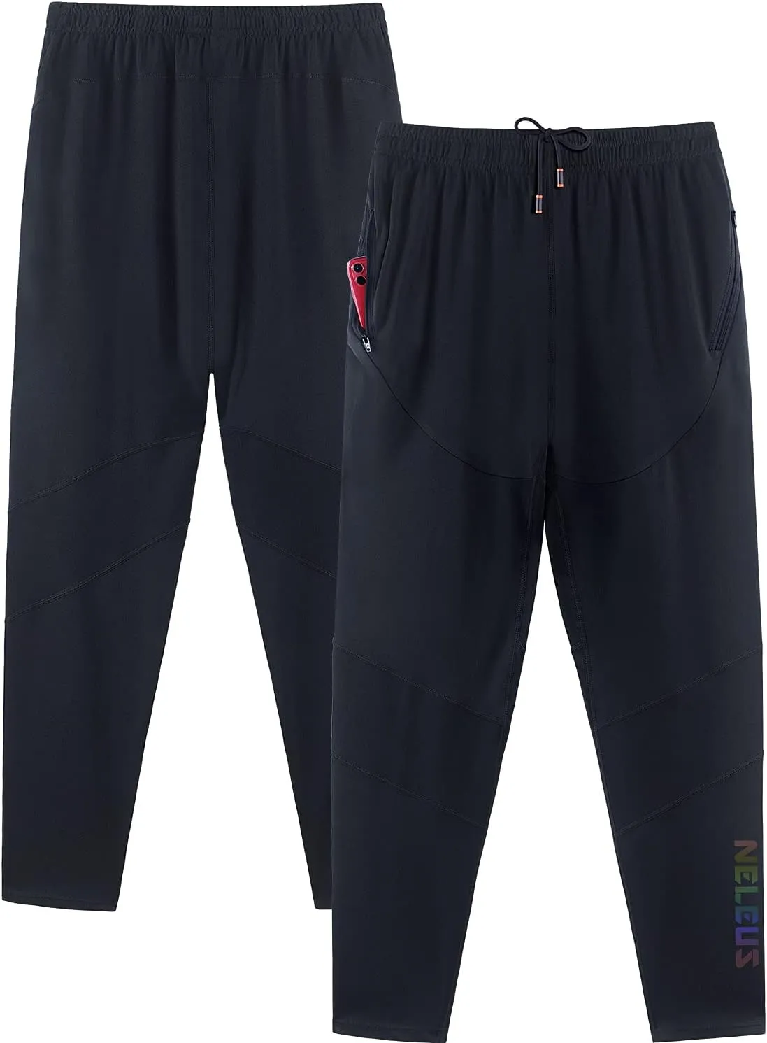 NELEUS Men's Workout Athletic Running Tapered Pants