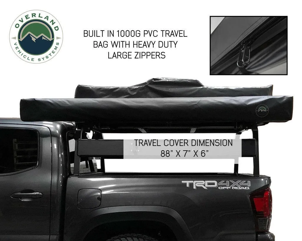Nomadic Awning 180 - Dark Gray Cover With Black Cover Universal