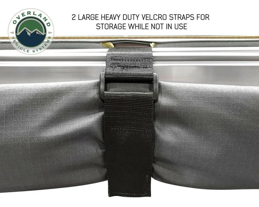 Nomadic Awning 180 - Dark Gray Cover With Black Cover Universal