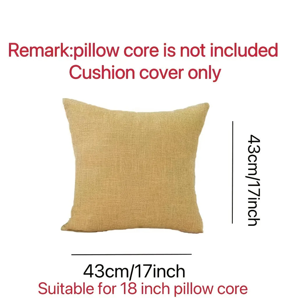 Polyester Square Throw Pillow Cover for Home Decor 4318x4318 cm