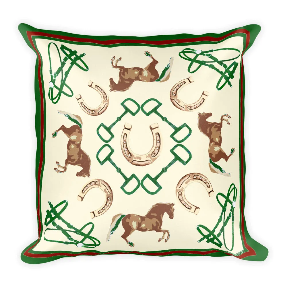 "Stile Equestre" - Throw Pillow