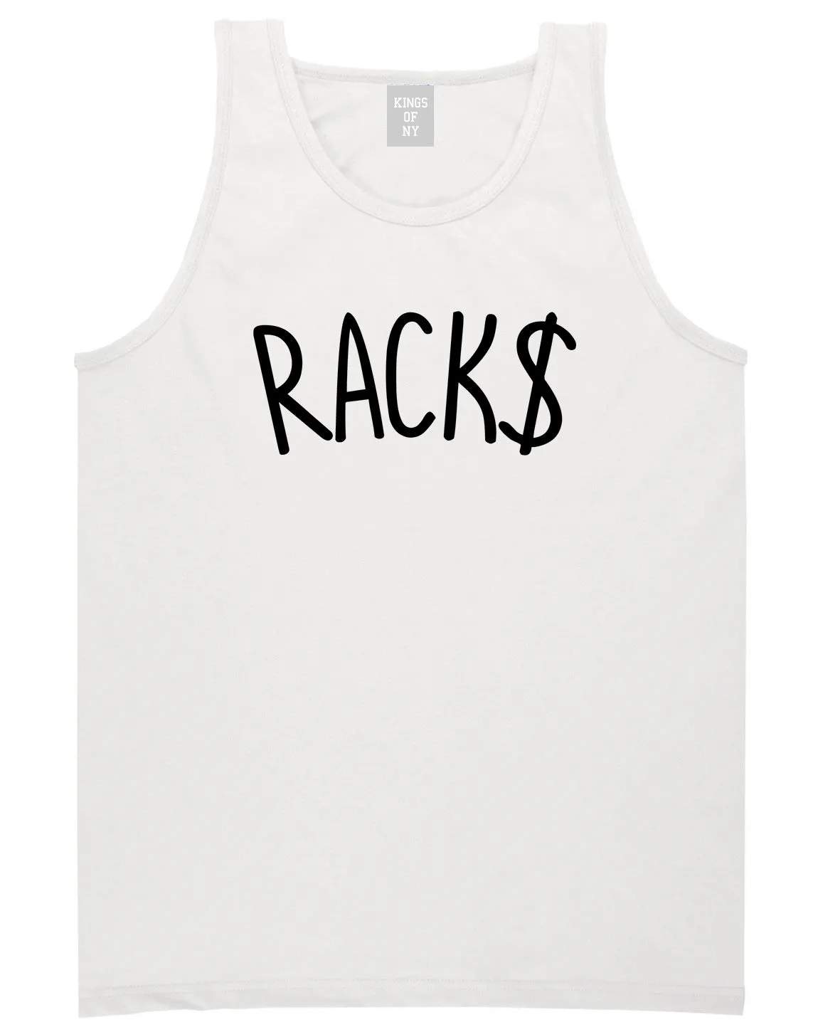Racks Money Sign Mens Tank Top Shirt
