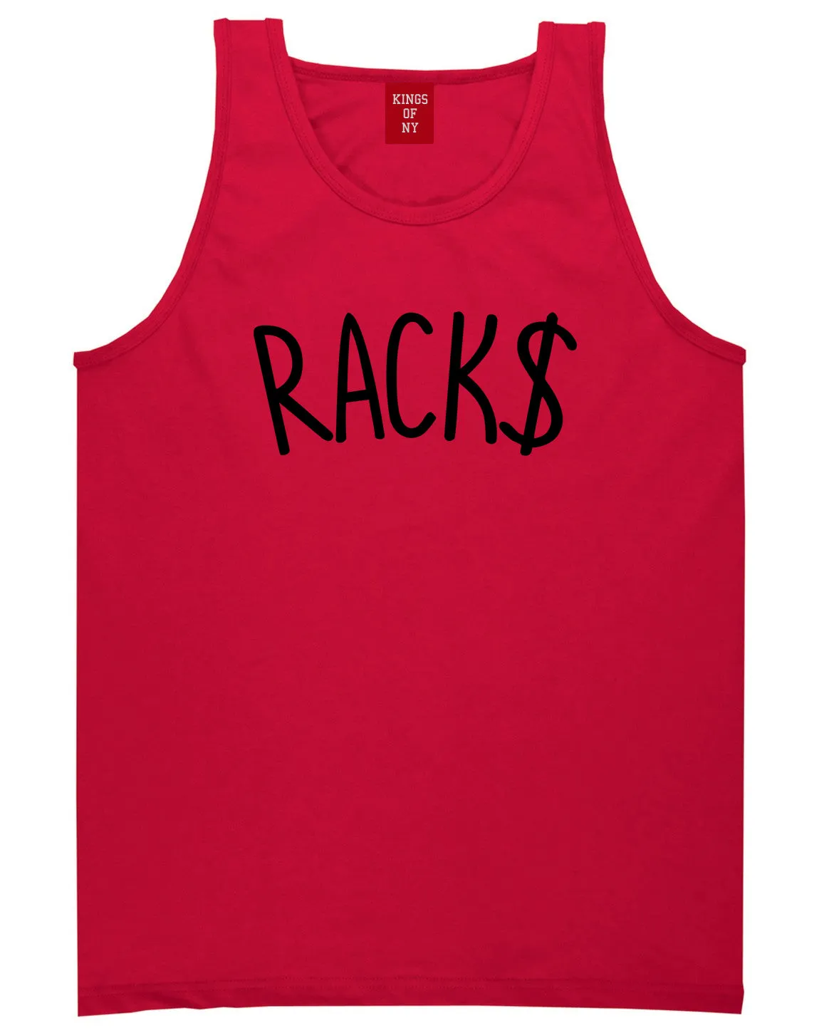 Racks Money Sign Mens Tank Top Shirt