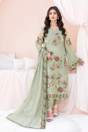 Ramsha Chevron Chiffon Collection 2023 – A-607