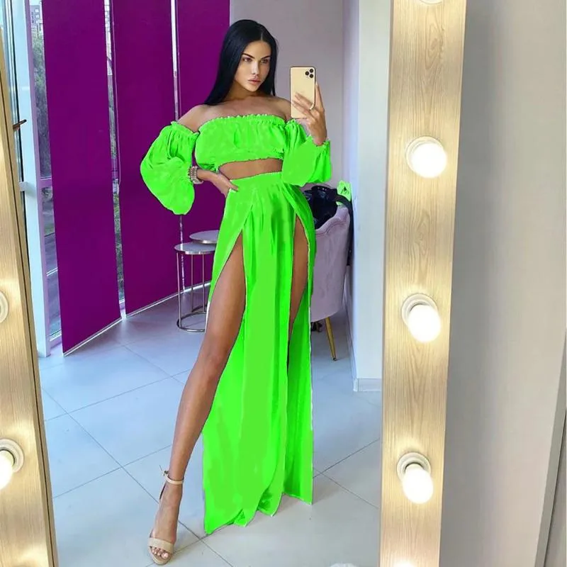 See-through Long Sleeve and Crop Top Swimwear Cover-up Set
