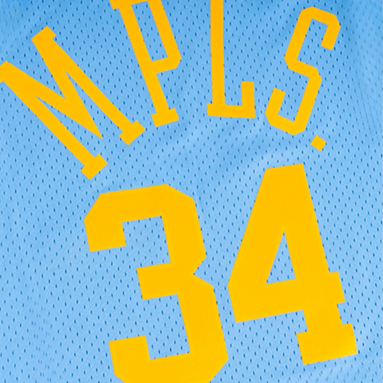 Shaquille O'Neal 2001-2002 Los Angeles Lakers MPLS Hardwood Classic Edition Mitchell & Ness Swingman Jersey - Blue