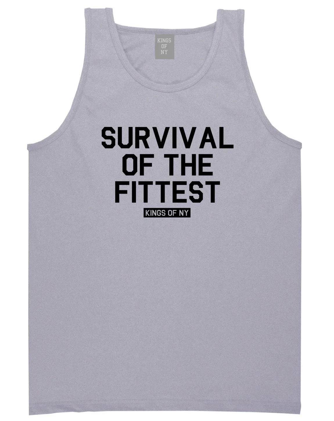 Survival Of The Fittest Mens Tank Top Shirt